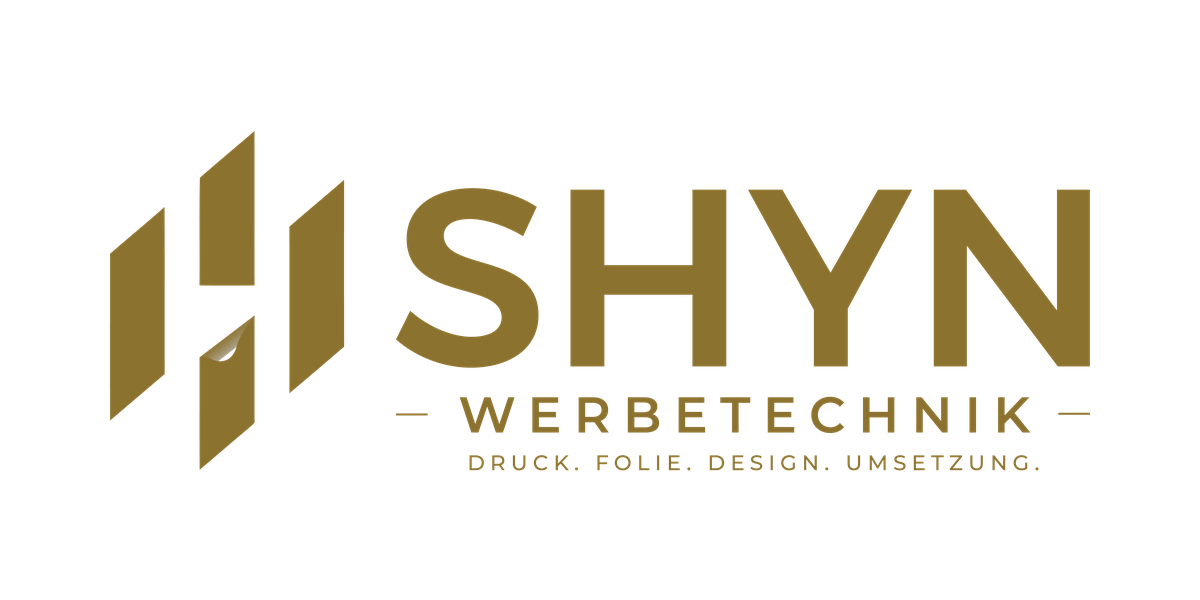 SHYN Werbetechnik – Druck. Folie. Design. Umsetzung.